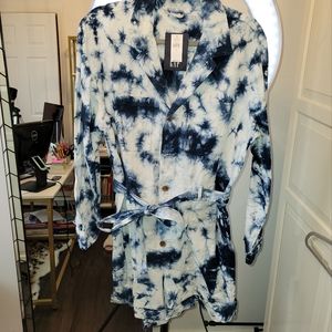 Brand New Gap Tie-dye Linen Romper